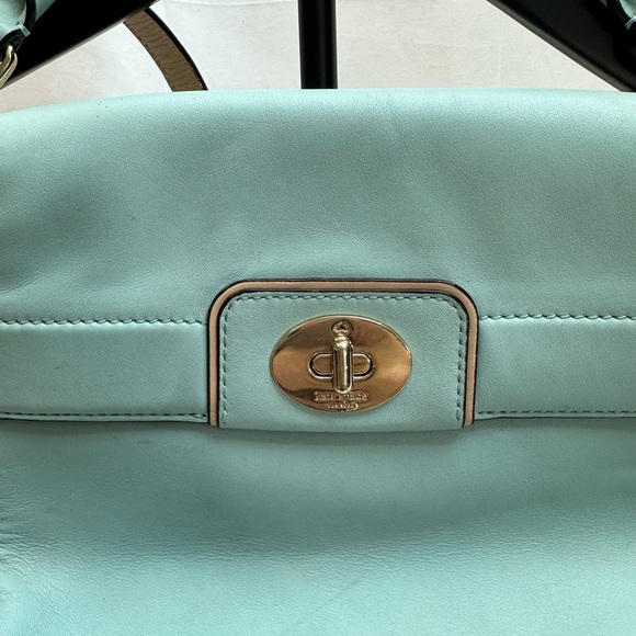 Kate Spade Light Blue Leather Crossbody Bag - Picture 2 of 7